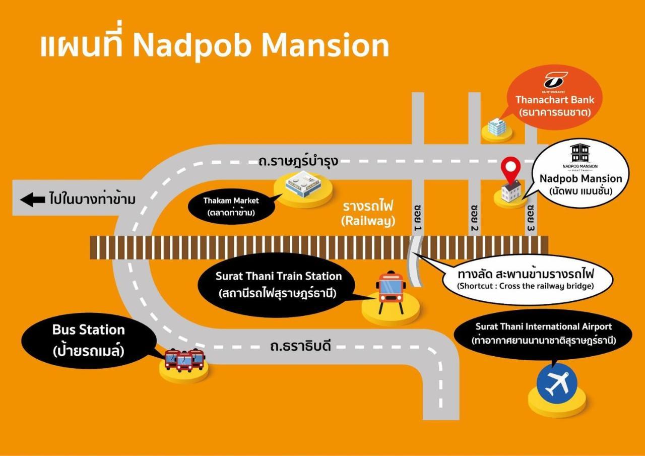 Nadpob Mansion 호텔 수랏타니 외부 사진