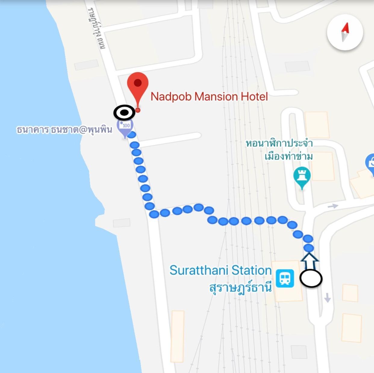 Nadpob Mansion 호텔 수랏타니 외부 사진